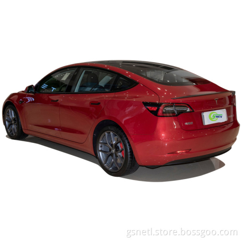 Новый энергетический автомобиль Tesla Model 3 Personal Cool EV Высшая большая производительность с подушками безопасности